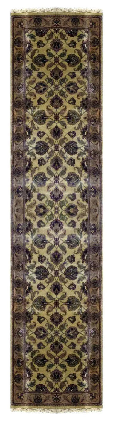 Indian Hand-Knotted Rug 10'1" X 2'6"